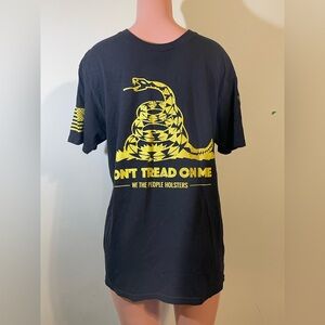 We The People Holsters Shirt Size Large Gadsden Men Flag snake Don’t Tread on me